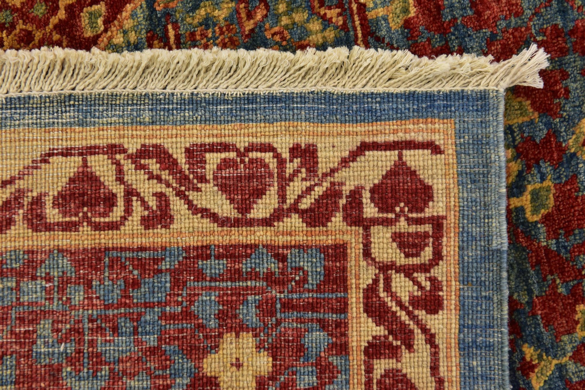 9' 10 x 14' Hand Knotted Mamluk Ziegler Rug