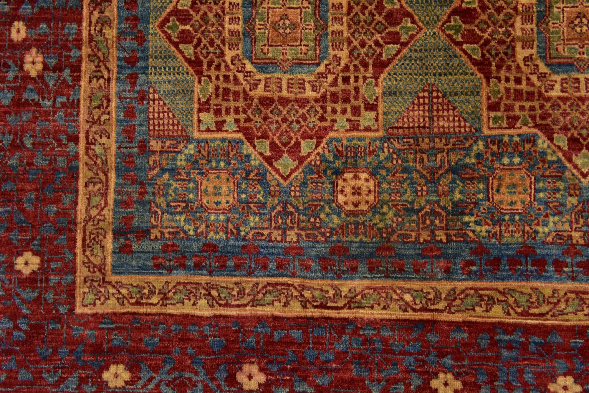 9' 10 x 14' Hand Knotted Mamluk Ziegler Rug