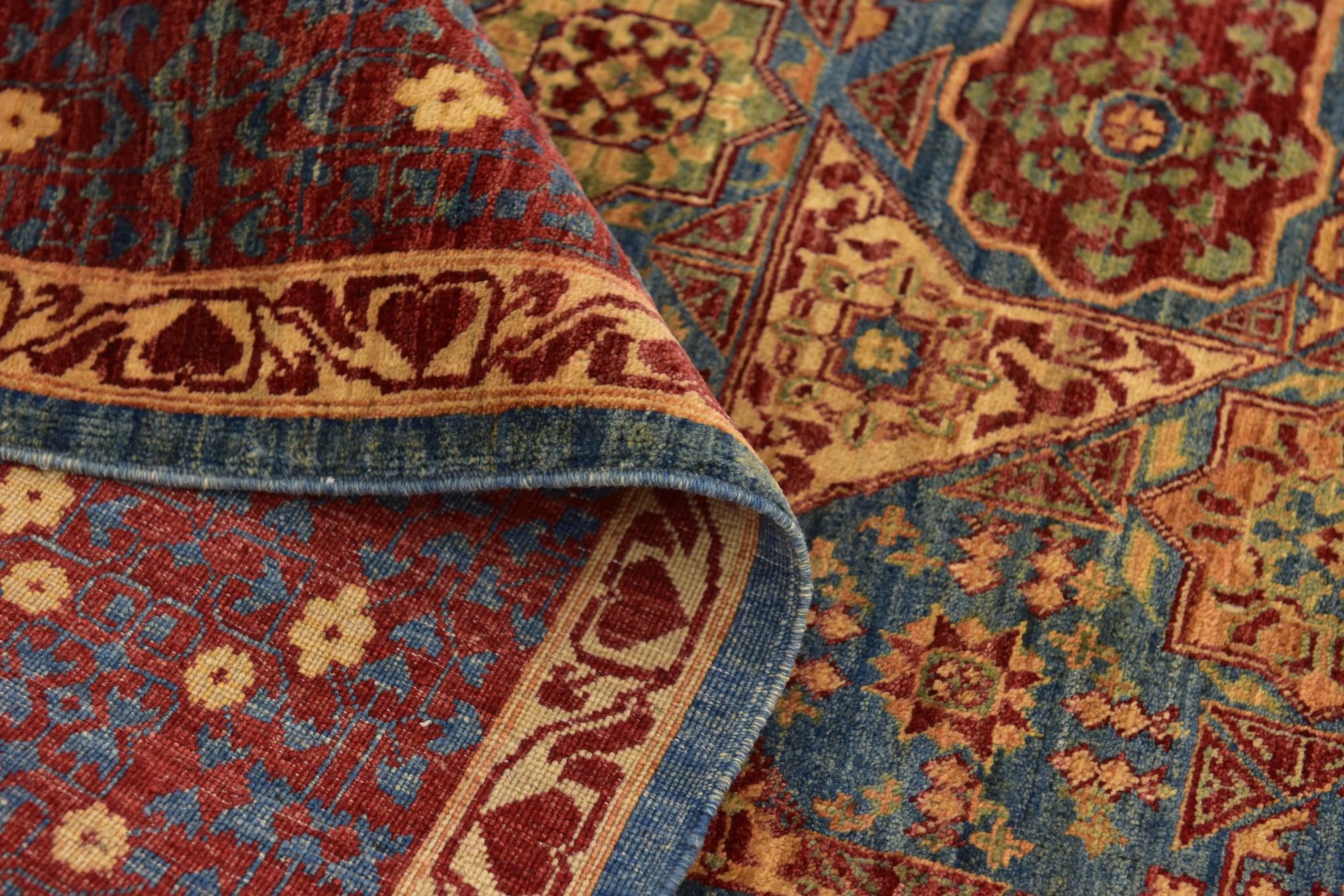 9' 10 x 14' Hand Knotted Mamluk Ziegler Rug