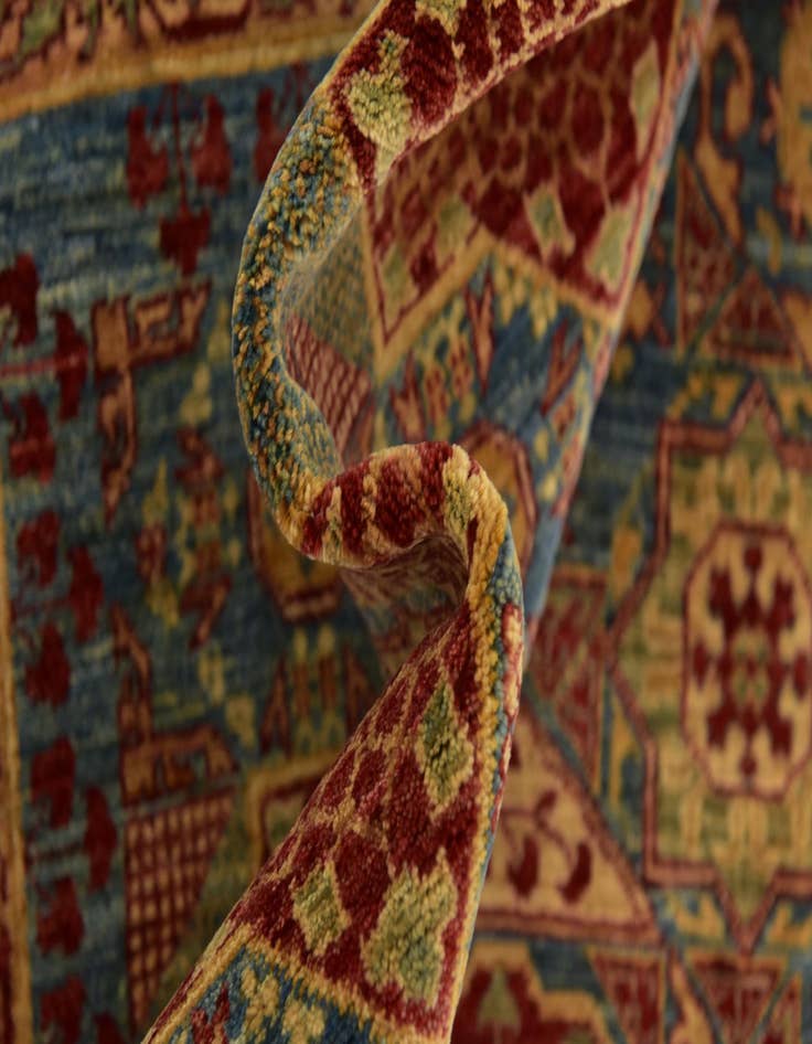 Detail image of 10' 2 x 13' 8  Hand Knotted Mamluk Ziegler Oriental Rug