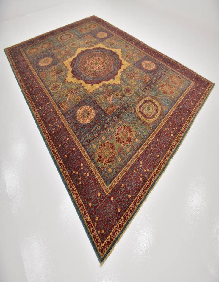 Detail image of 10' 2 x 13' 8  Hand Knotted Mamluk Ziegler Oriental Rug