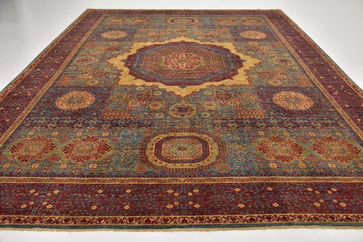 10' 2 x 13' 8 Hand Knotted Mamluk Ziegler Oriental Rug