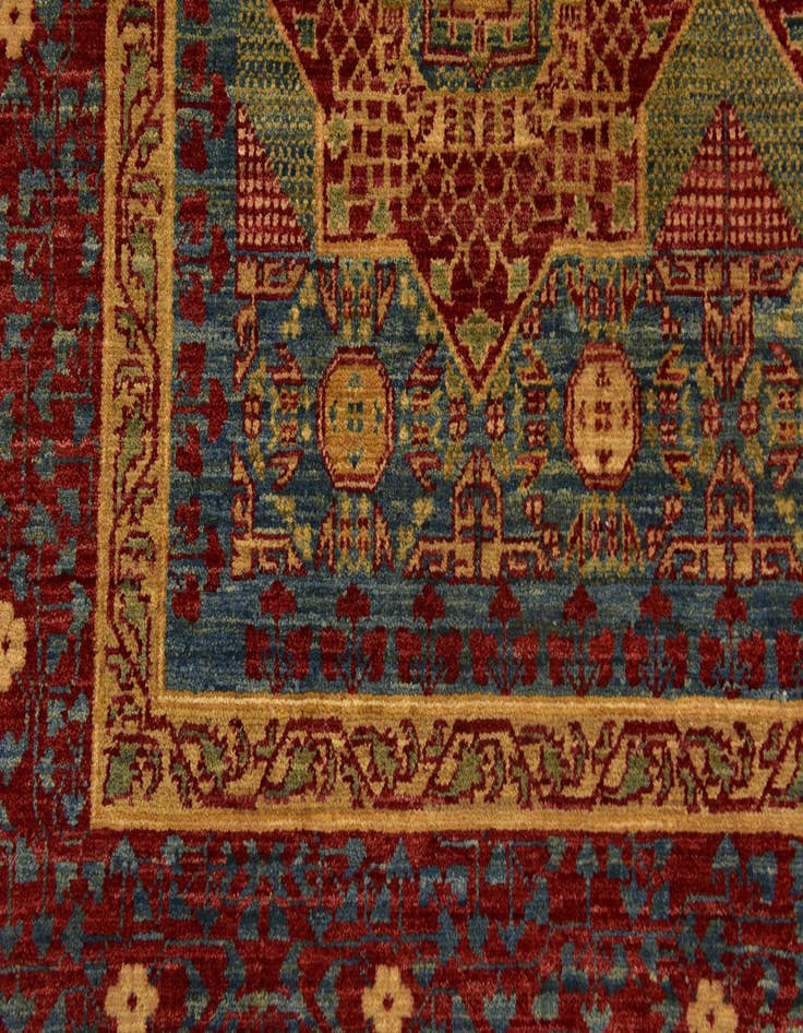 Detail image of 10' 2 x 13' 8  Hand Knotted Mamluk Ziegler Oriental Rug