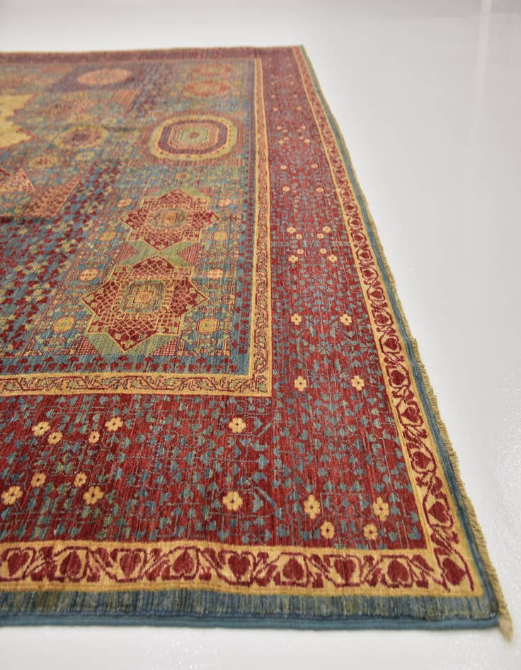 Detail image of 10' 2 x 13' 8  Hand Knotted Mamluk Ziegler Oriental Rug