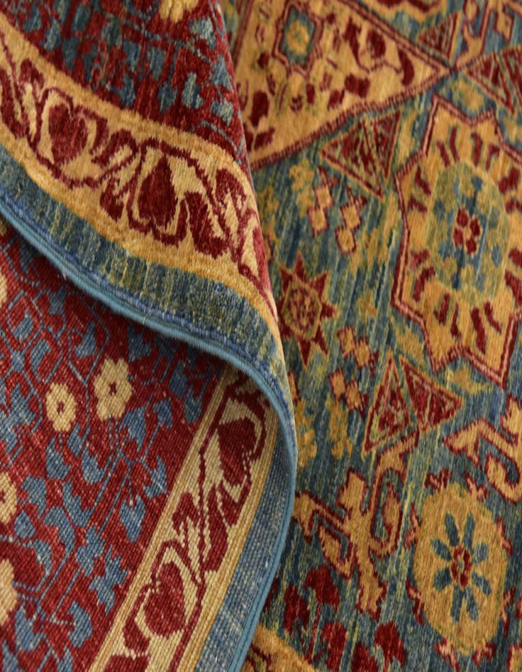 Detail image of 10' 2 x 13' 8  Hand Knotted Mamluk Ziegler Oriental Rug