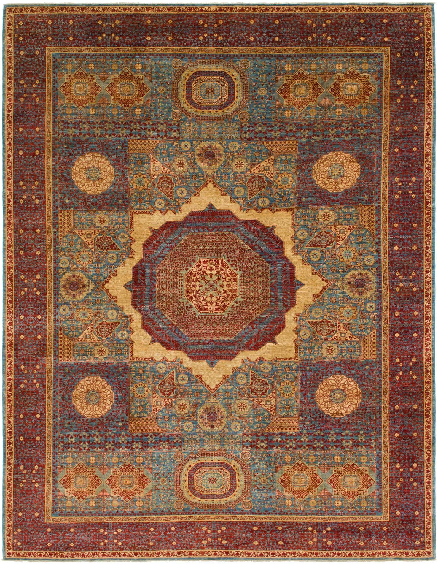 10' 2 x 13' 8 Hand Knotted Mamluk Ziegler Oriental Rug