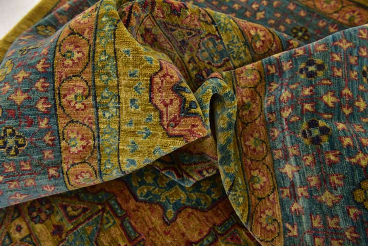 8' x 11' 3 Hand Knotted Mamluk Ziegler Oriental Rug