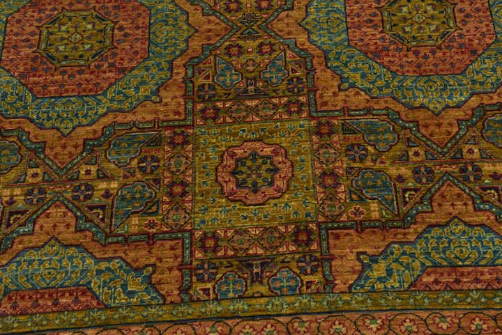 8' x 11' 3 Hand Knotted Mamluk Ziegler Oriental Rug