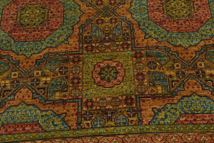 Detail image of 8' x 11' 3 Hand Knotted Mamluk Ziegler Oriental Rug