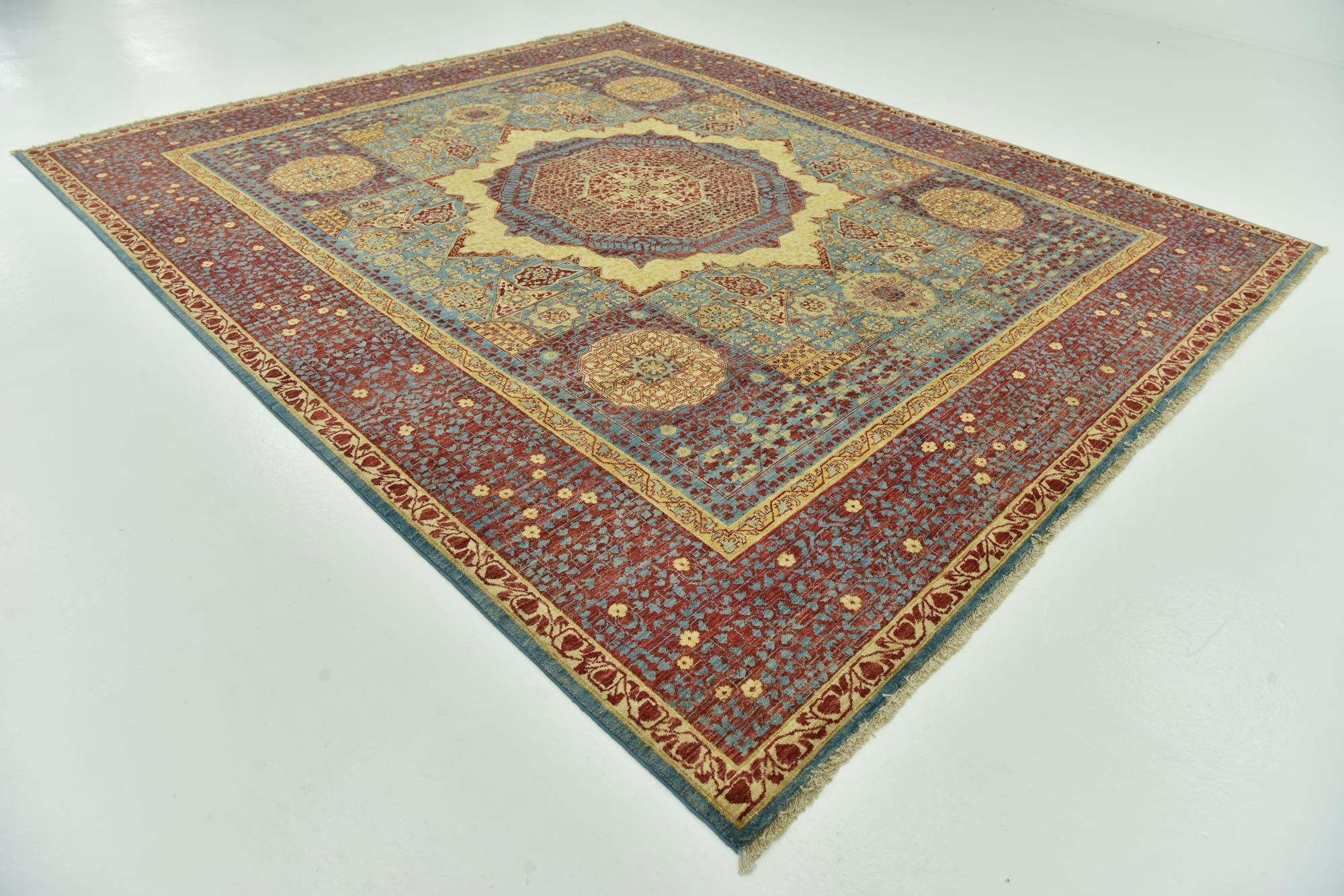 8' 3 x 9' 7 Hand Knotted Mamluk Ziegler Oriental Rug
