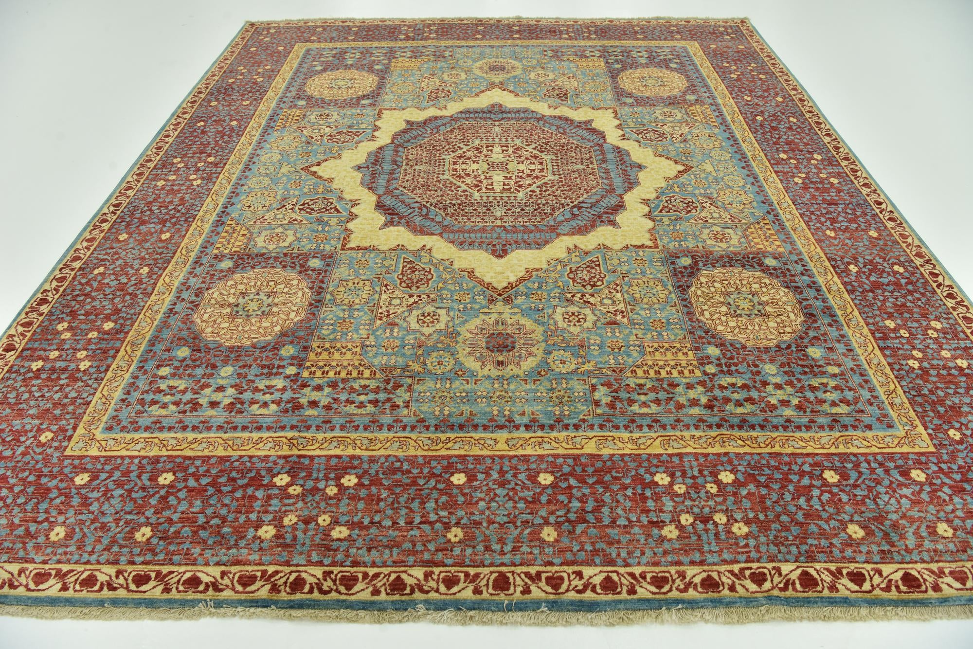 8' 3 x 9' 7 Hand Knotted Mamluk Ziegler Oriental Rug