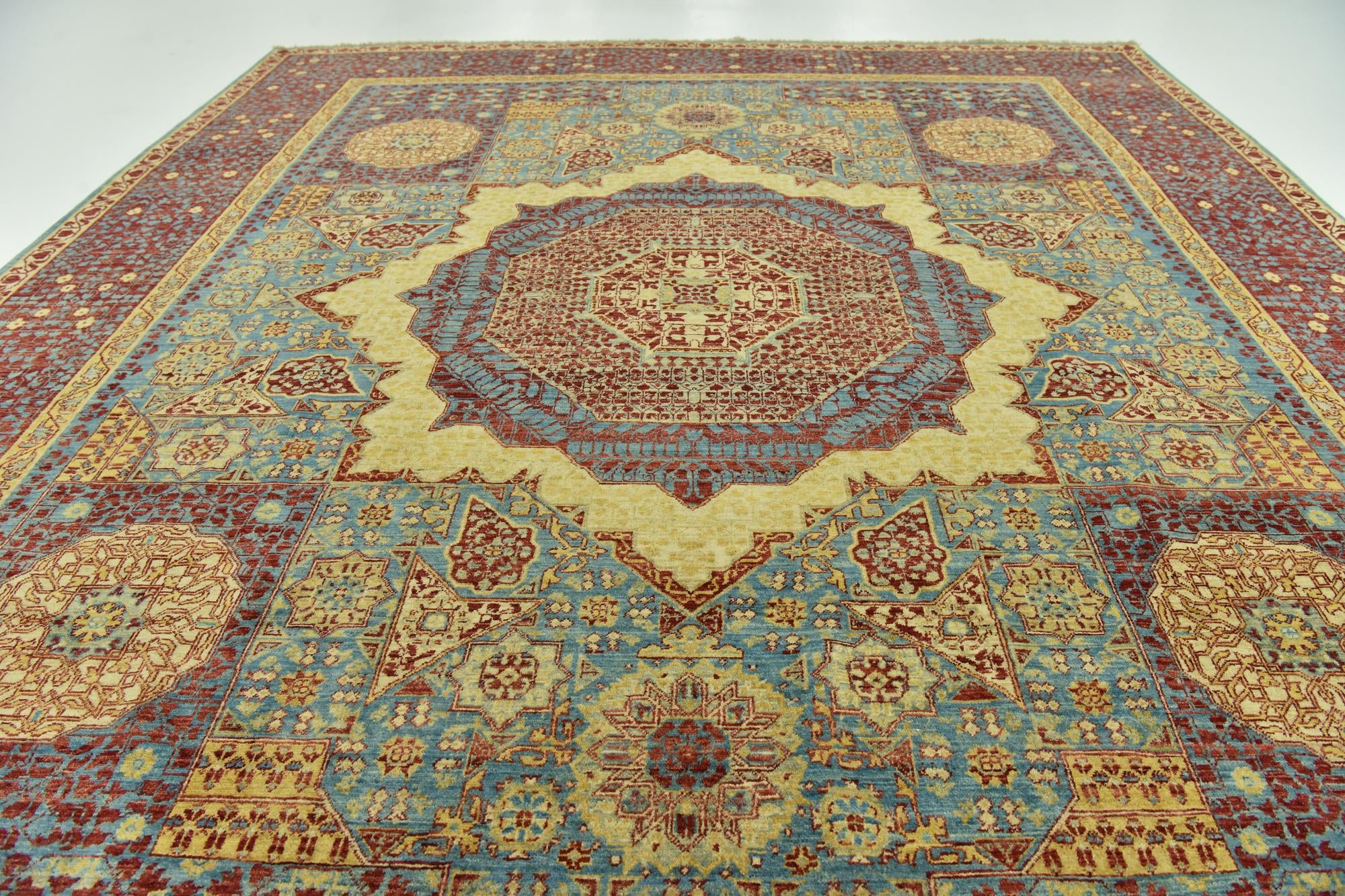 8' 3 x 9' 7 Hand Knotted Mamluk Ziegler Oriental Rug
