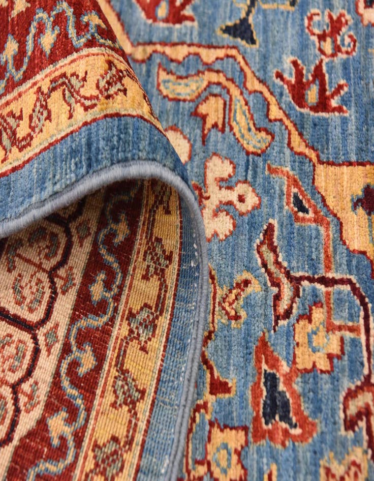 Detail image of 9' x 11' 8  Hand Knotted Mamluk Ziegler Rug