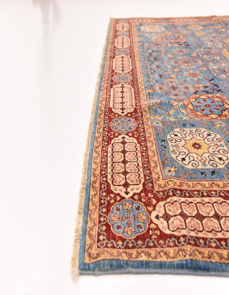 Detail image of 9' x 11' 8  Hand Knotted Mamluk Ziegler Rug