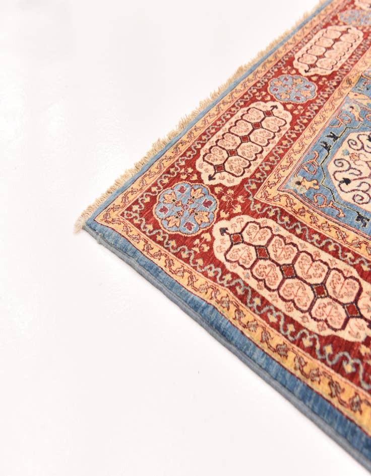 Detail image of 9' x 11' 8  Hand Knotted Mamluk Ziegler Rug