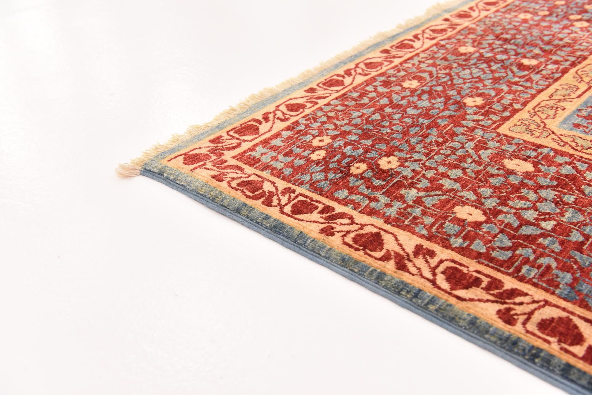 8' 3 x 9' 8 Hand Knotted Mamluk Ziegler Rug