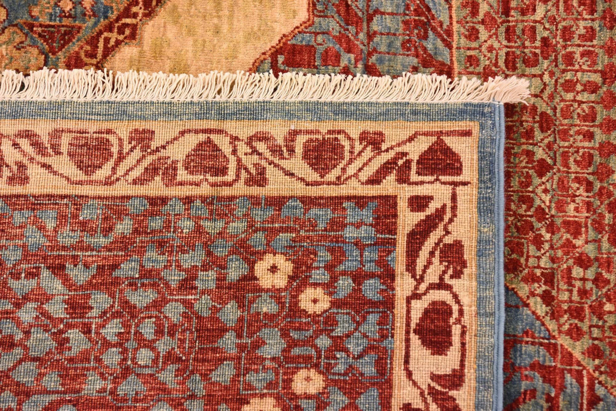8' 3 x 9' 8 Hand Knotted Mamluk Ziegler Rug