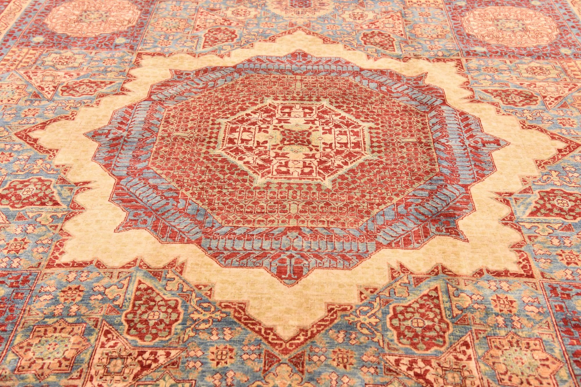 8' 3 x 9' 8 Hand Knotted Mamluk Ziegler Rug