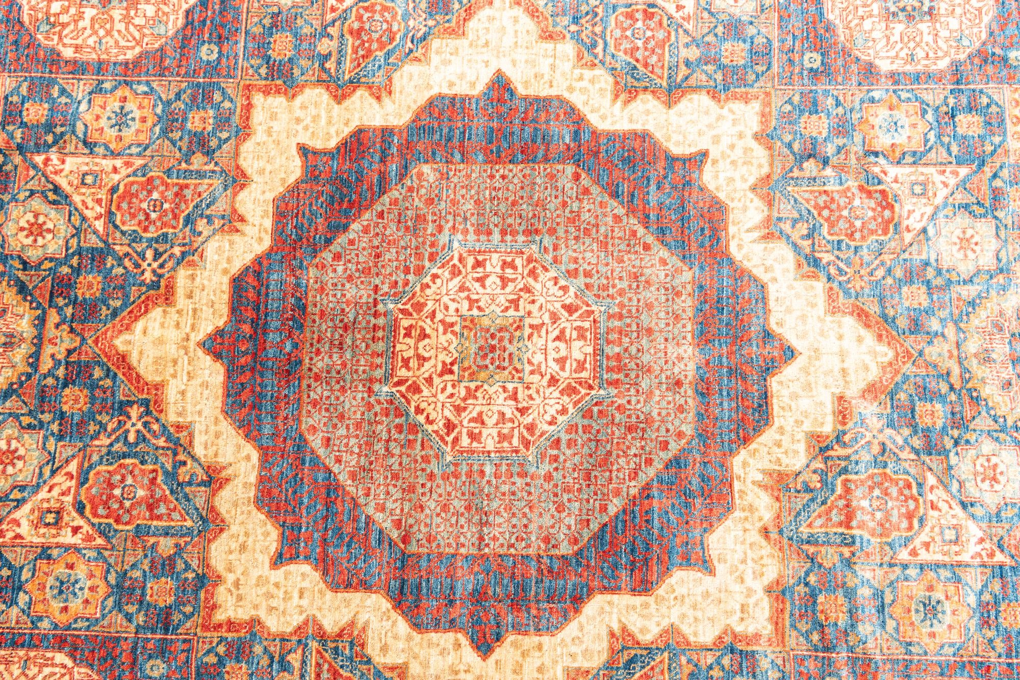 6' x 8' 7 Hand Knotted Mamluk Ziegler Oriental Rug