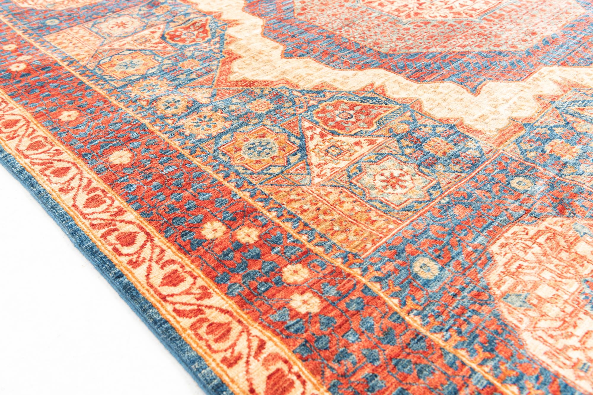 6' x 8' 7 Hand Knotted Mamluk Ziegler Oriental Rug