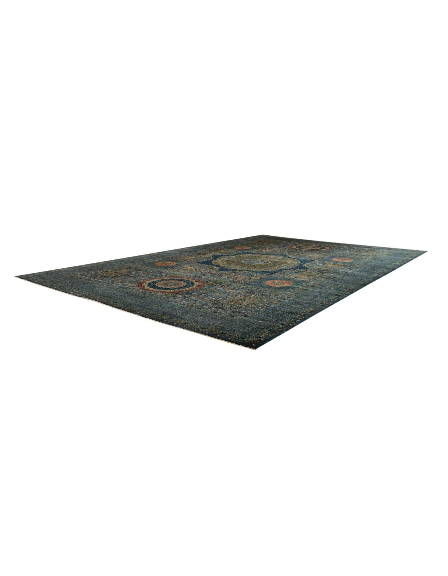 12' 8 x 19' 7 Hand Knotted Mamluk Ziegler Oriental Rug