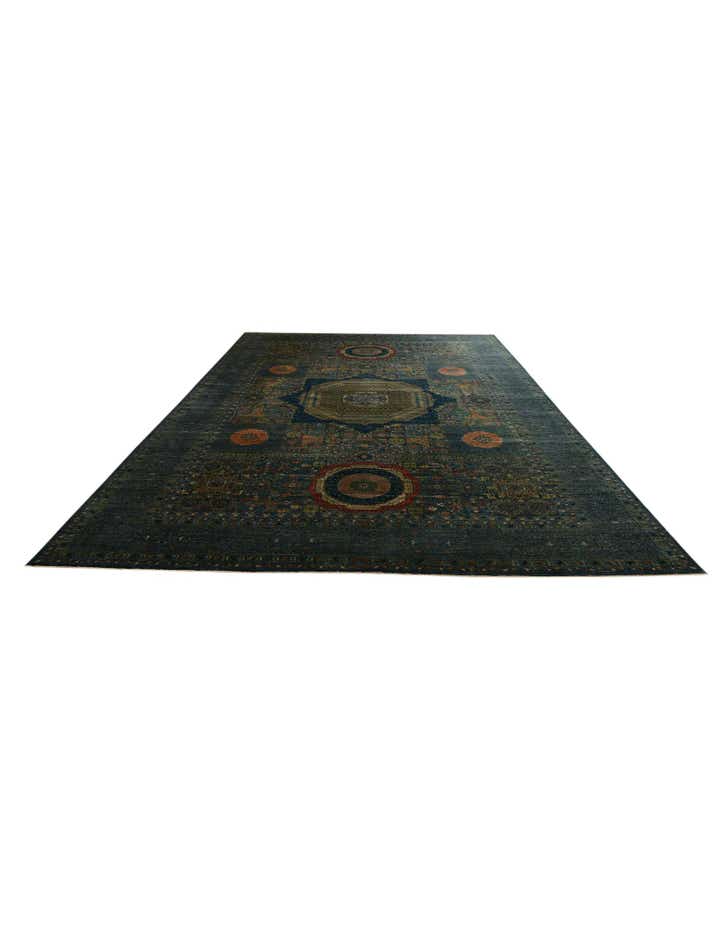 12' 8 x 19' 7 Hand Knotted Mamluk Ziegler Oriental Rug