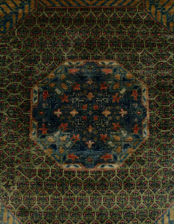 12' 8 x 19' 7 Hand Knotted Mamluk Ziegler Oriental Rug