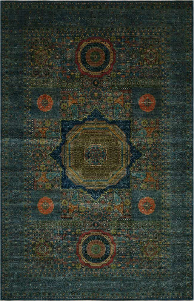 12' 8 x 19' 7 Hand Knotted Mamluk Ziegler Oriental Rug