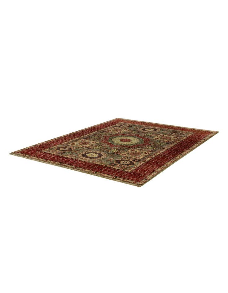 Detail image of 5' 1 x 6' 7 Hand Knotted Mamluk Ziegler Rug