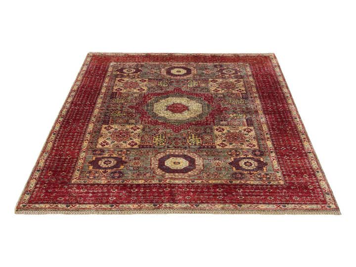 5' 1 x 6' 7 Hand Knotted Mamluk Ziegler Rug