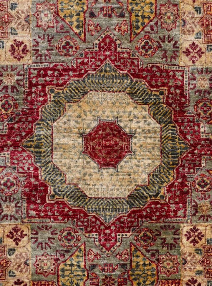 5' 1 x 6' 7 Hand Knotted Mamluk Ziegler Rug
