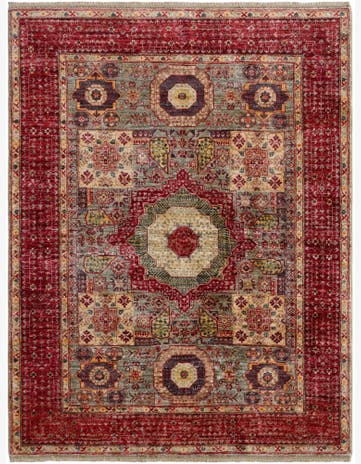 5' 1 x 6' 7 Hand Knotted Mamluk Ziegler Rug