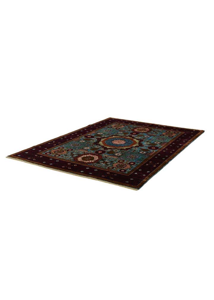 5' 9 x 7' 10 Hand Knotted Mamluk Ziegler Rug
