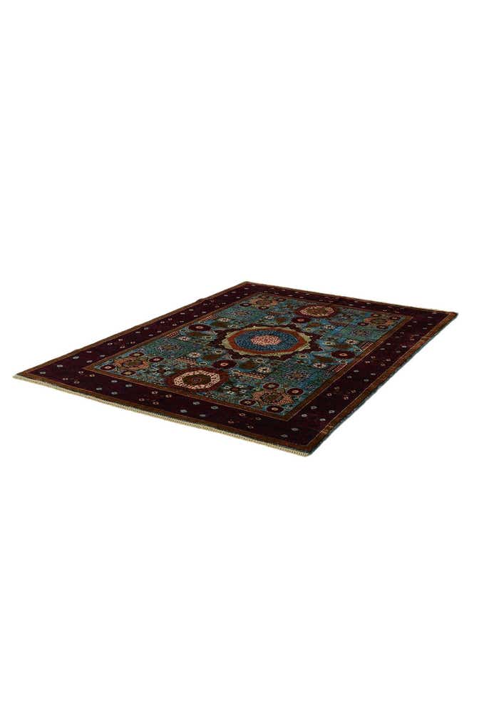 5' 9 x 7' 10 Hand Knotted Mamluk Ziegler Rug