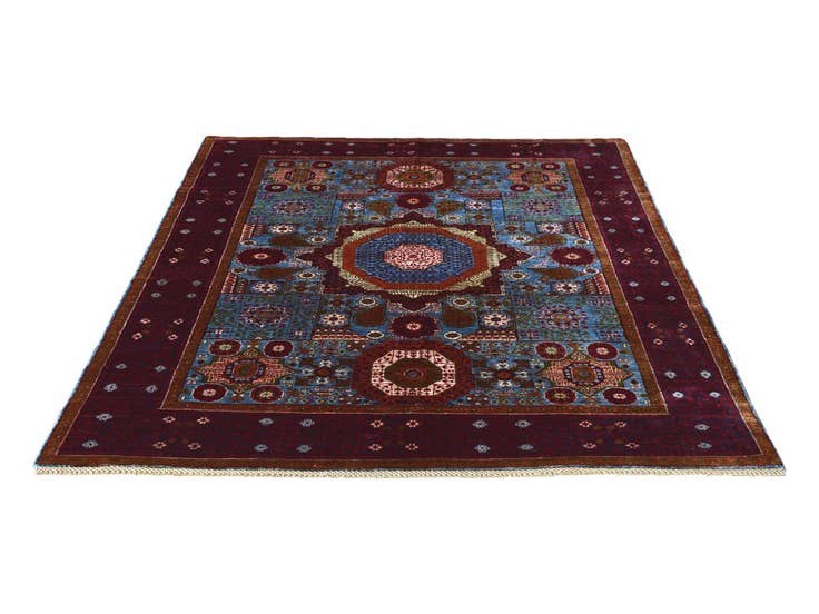 Detail image of 5' 9 x 7' 10 Hand Knotted Mamluk Ziegler Rug