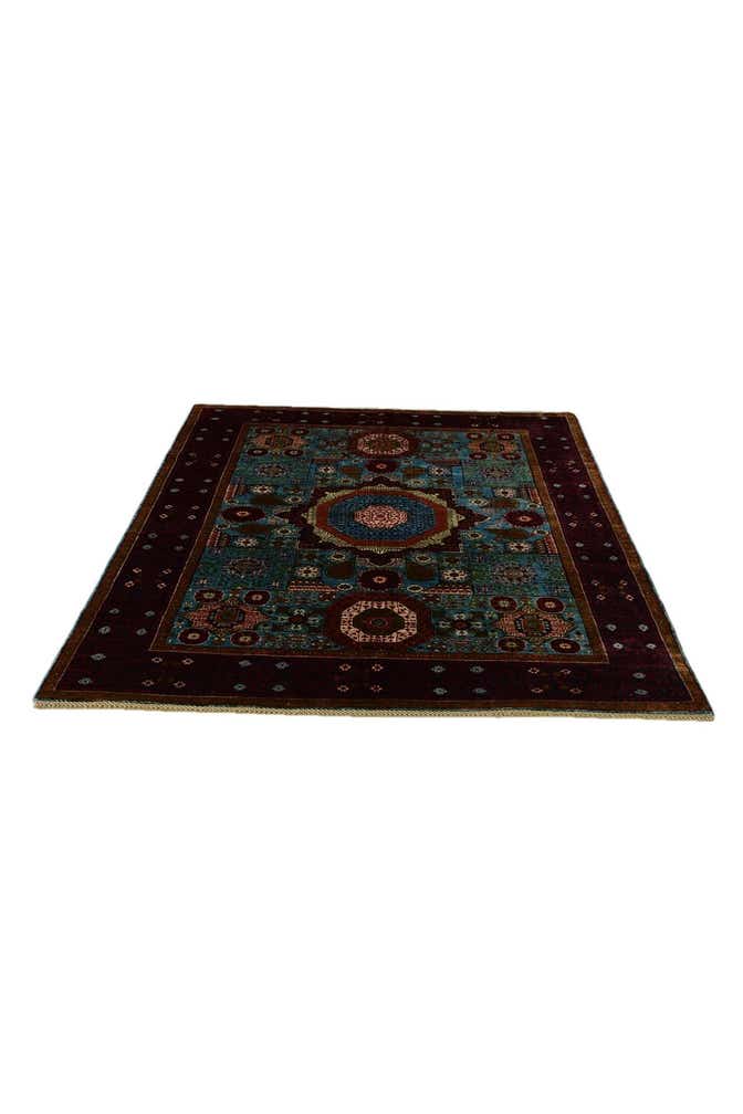 5' 9 x 7' 10 Hand Knotted Mamluk Ziegler Rug