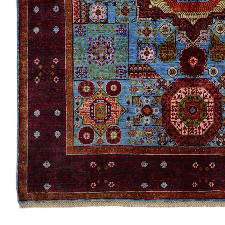 5' 9 x 7' 10 Hand Knotted Mamluk Ziegler Rug
