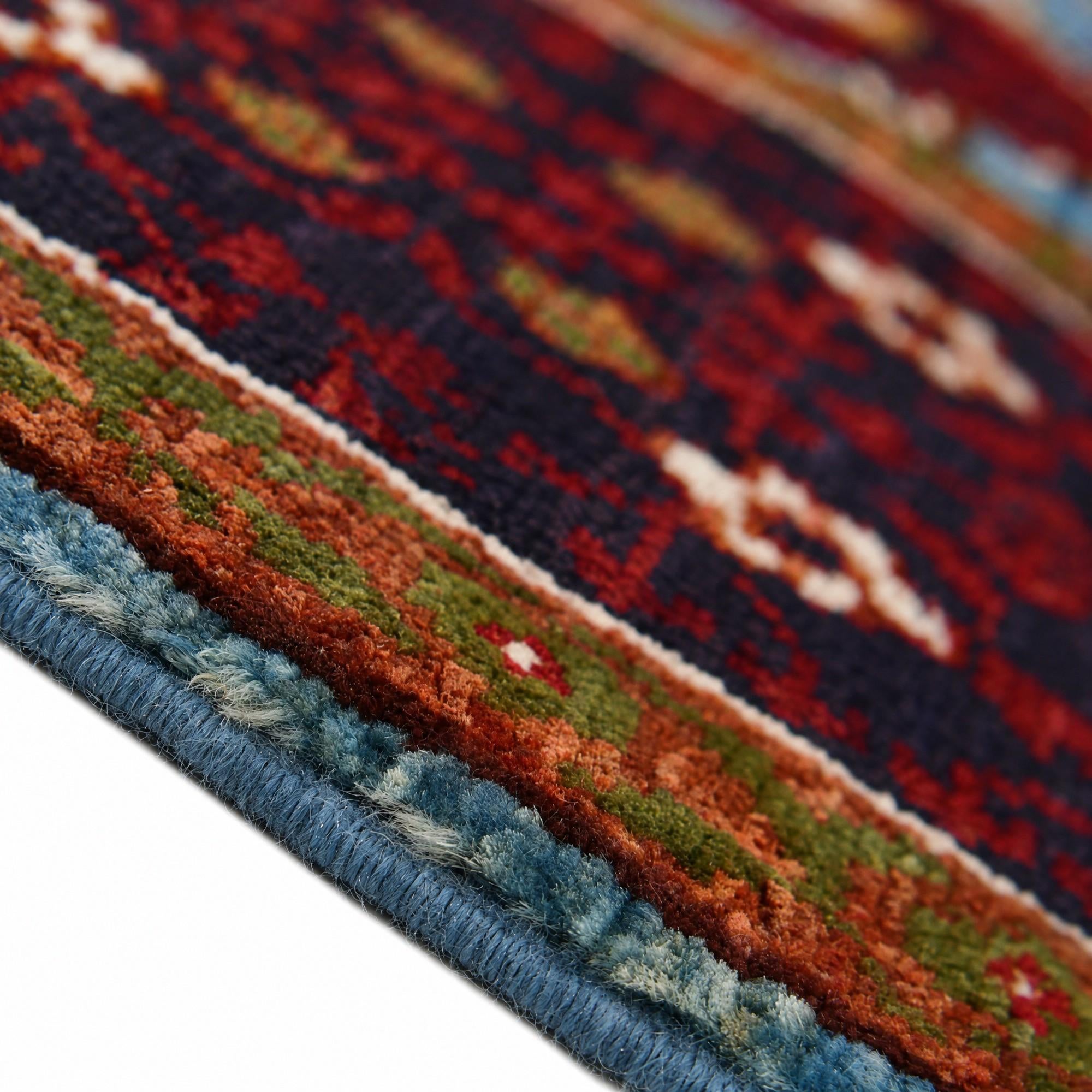 175cm x 240cm anudado a mano Mamluk Ziegler Alfombra