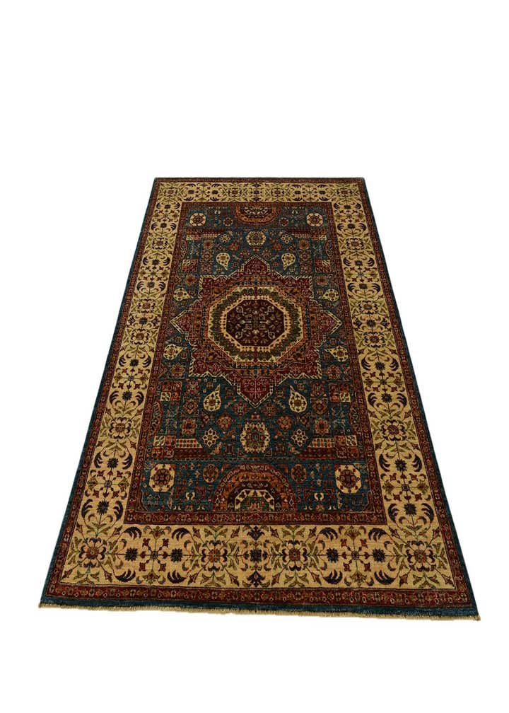 5' 9 x 8' Hand Knotted Mamluk Ziegler Rug