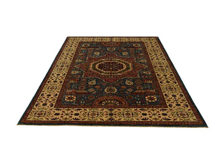 5' 9 x 8' Hand Knotted Mamluk Ziegler Rug