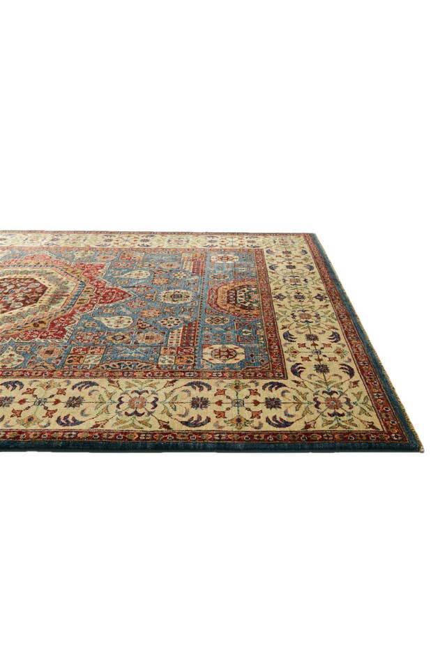 Detail image of 5' 9 x 8' Hand Knotted Mamluk Ziegler Rug