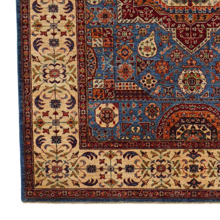 Detail image of 5' 9 x 8' Hand Knotted Mamluk Ziegler Rug