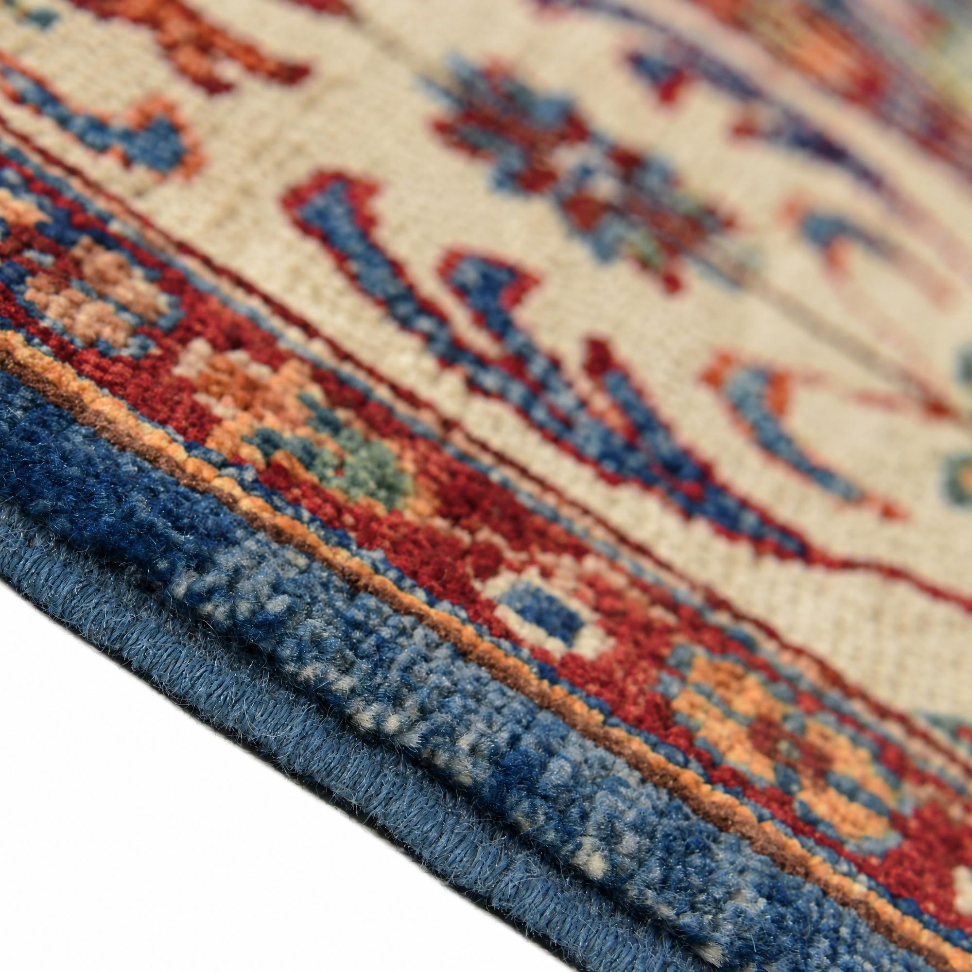 175cm x 245cm Hand Knotted Mamluk Ziegler Rug