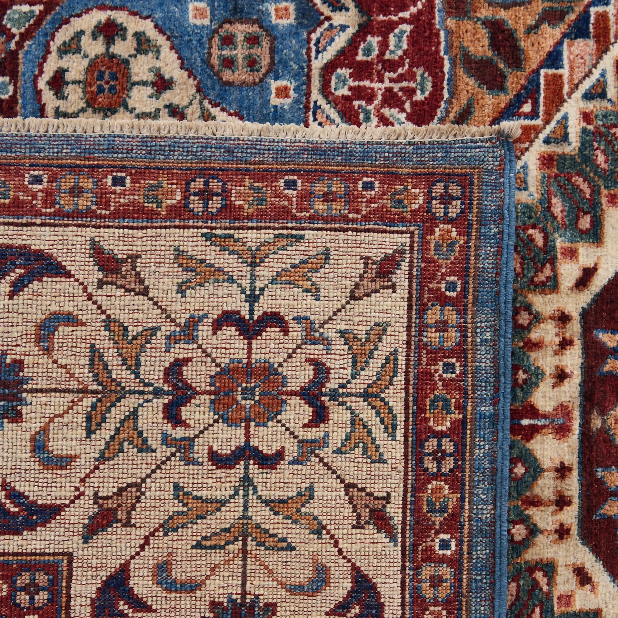 175cm x 245cm Hand Knotted Mamluk Ziegler Rug