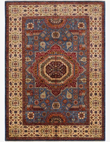 5' 9 x 8' Hand Knotted Mamluk Ziegler Rug