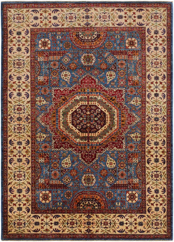 5' 9 x 8' Hand Knotted Mamluk Ziegler Rug