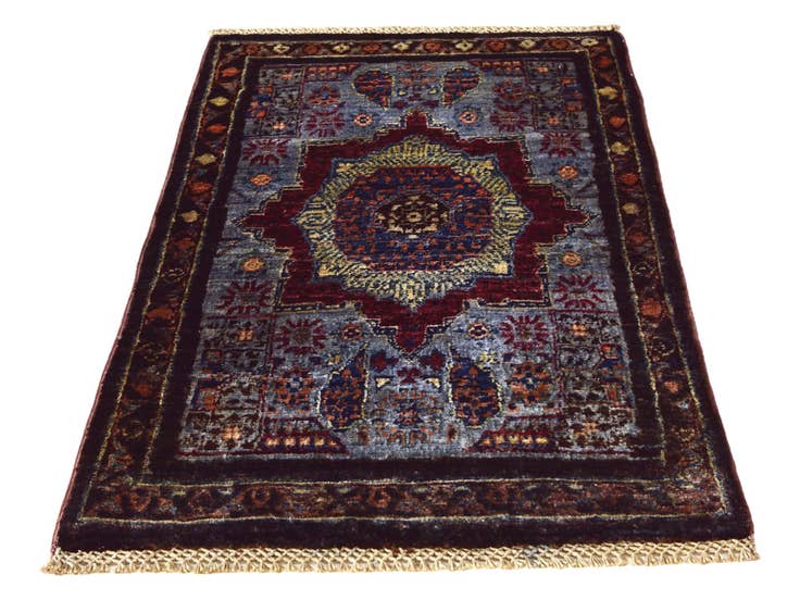 Detail image of 1' 11 x 3' Hand Knotted Mamluk Ziegler Rug