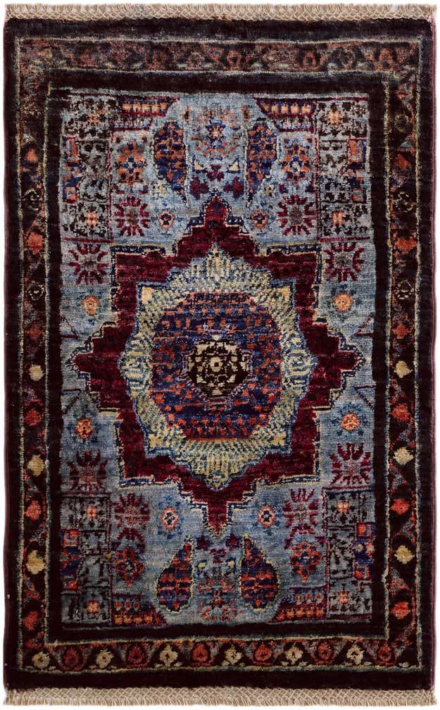 1' 11 x 3' Hand Knotted Mamluk Ziegler Rug