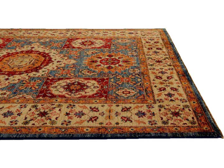 5' x 6' 7 Hand Knotted Mamluk Ziegler Rug