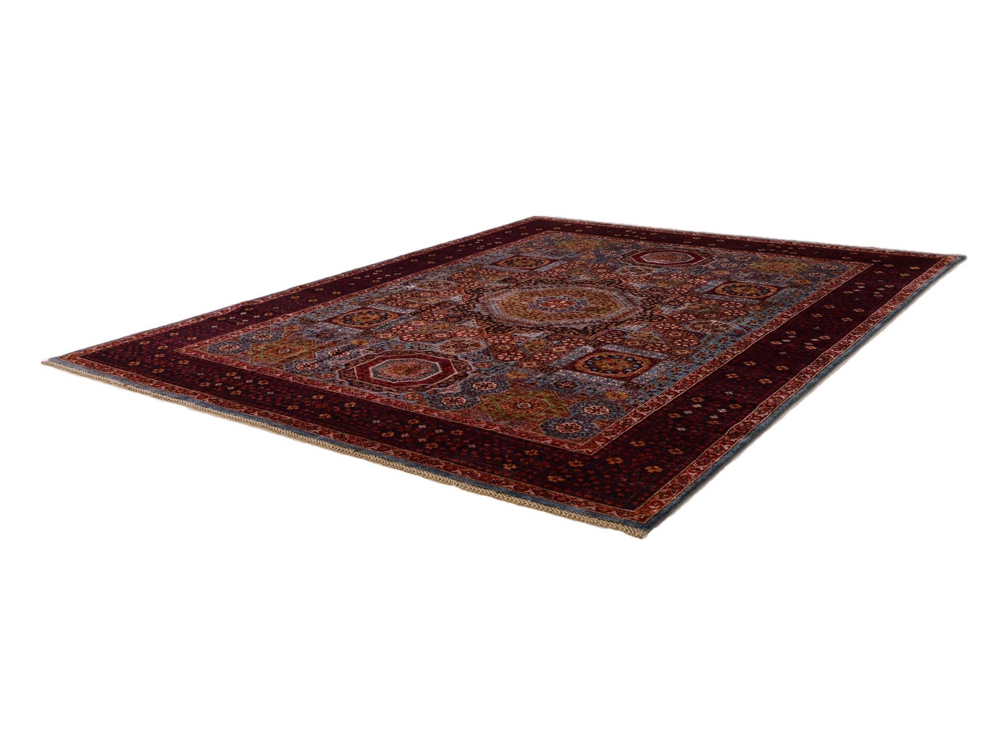 7' 11 x 9' 8 Hand Knotted Mamluk Ziegler Rug